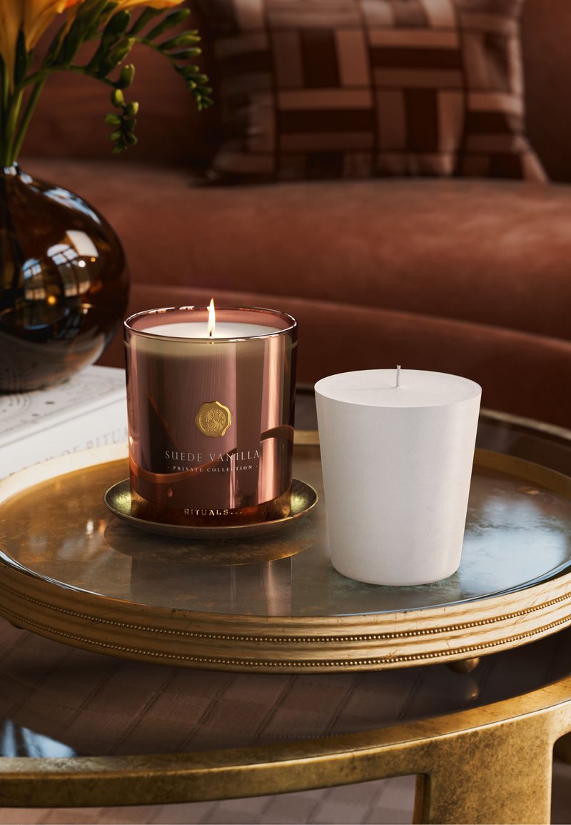Rituals SCENTED CANDLE REFILL - SUEDE VANILLA PRIVATE COLLECTION - COMFORT - Duftkerze