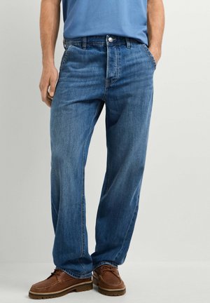 Pepe Jeans, HELIX LOOSE TAPER SLUB - Jeans baggy - MEDIUM BLUE