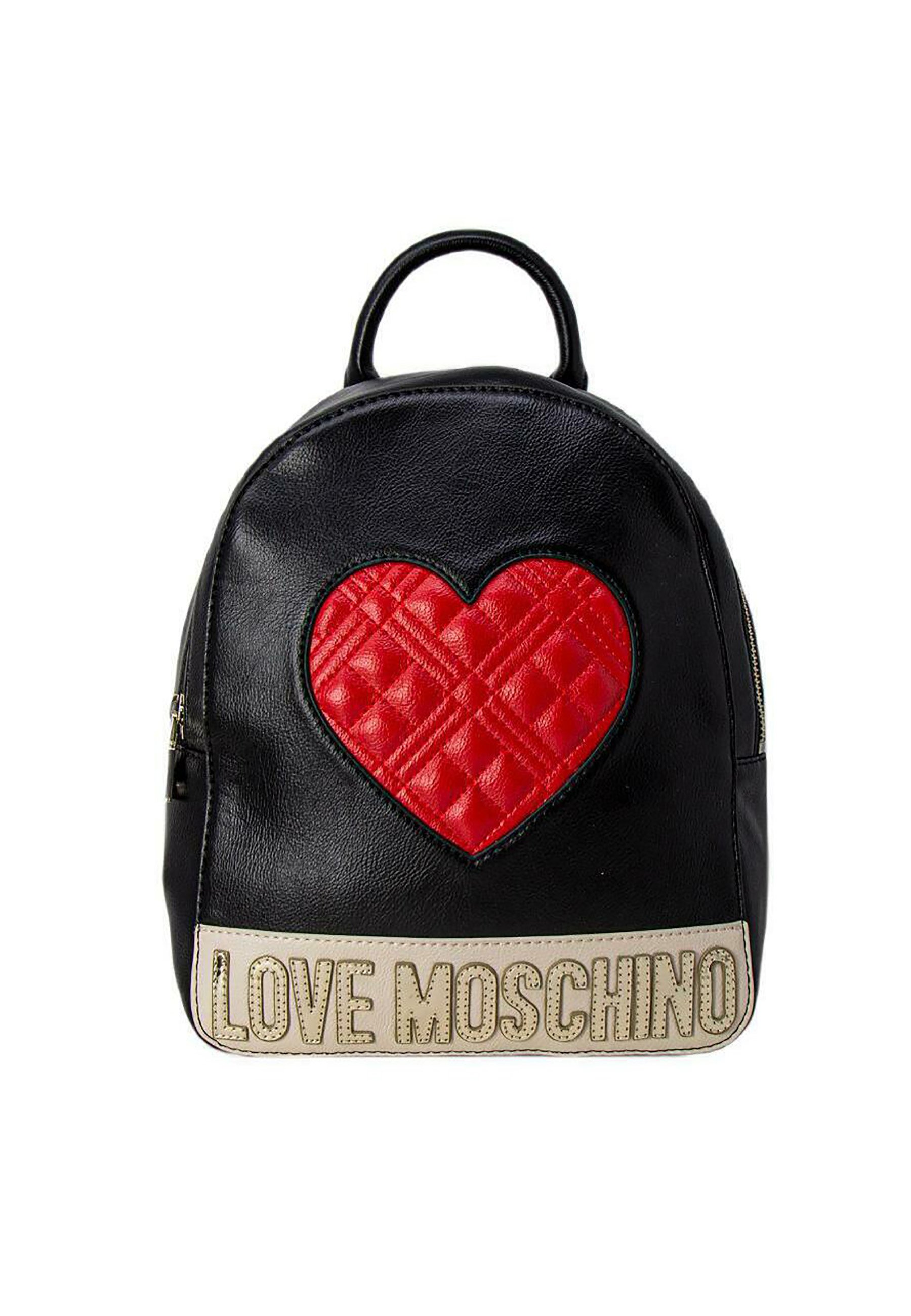 Love Moschino CUORE LOGO - Zaino - black/nero - Zalando.it