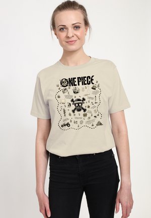 ONE PIECE TREASURE MAP - T-shirts print - natural