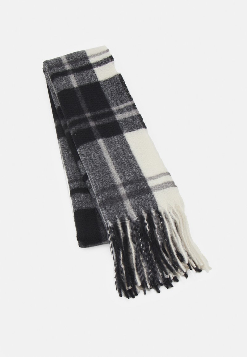 Pier One UNISEX - Scarf - black/white