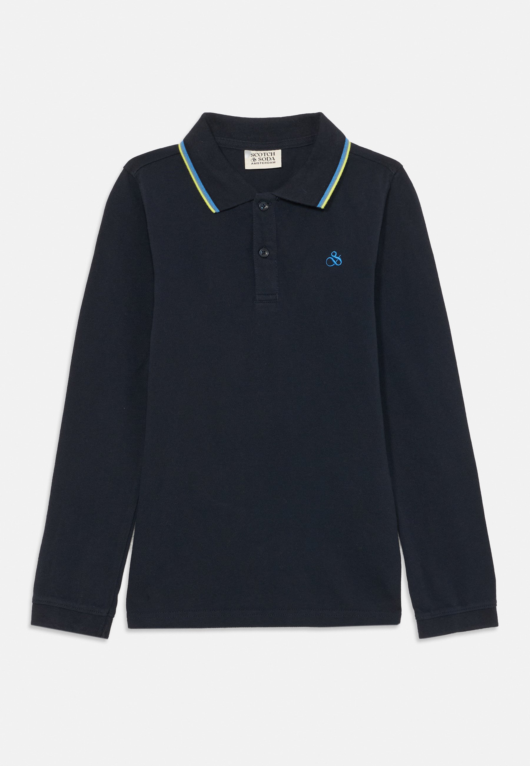 Scotch Soda LONG SLEEVED POLO Long sleeved top sky captain