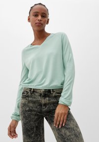 QS MANCHES LONGUES ET ENCOLURE EN V - Longsleeve - ozeangrün