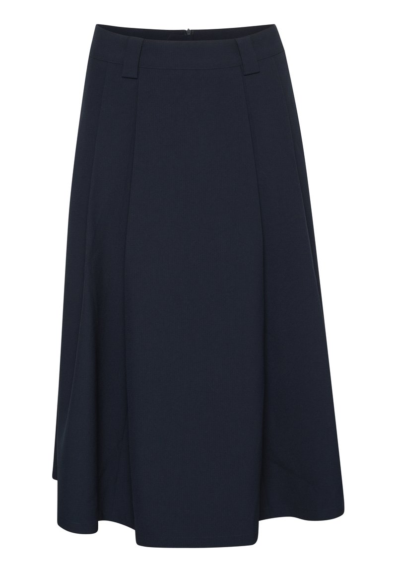 My Essential Wardrobe A-lijn rok donkerblauw