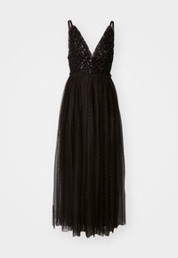 HEART LATTICE CAMI ANKLE GOWN - Kokteilikleit/peokleit - graphite