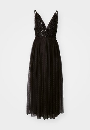 Needle & Thread HEART LATTICE CAMI ANKLE GOWN - Kokteiļkleita/ballīšu kleita - graphite