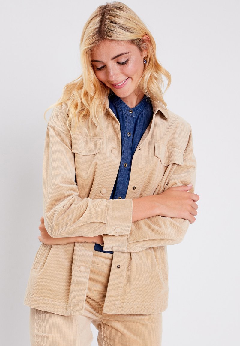 BONOBO Jeans LANGEN ÄRMELN Summer jacket marron clair/light brown