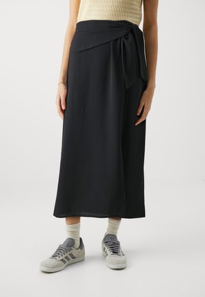 ONLNOVA LIFE LUX STARLEY LONG SKIRT - Gonna a tubino - black