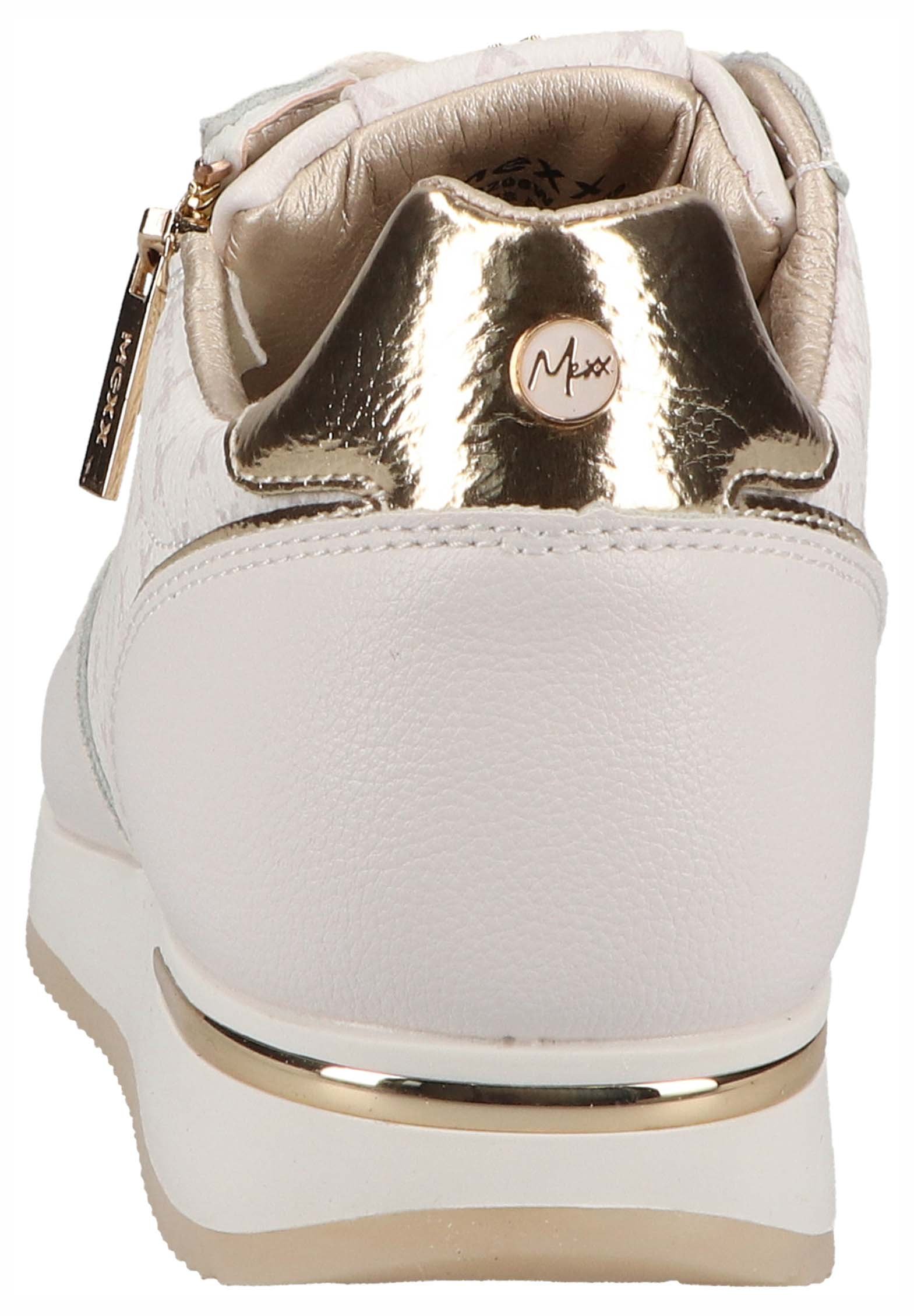 Mexx Sneakers laag - white/gold/wit - Zalando.nl