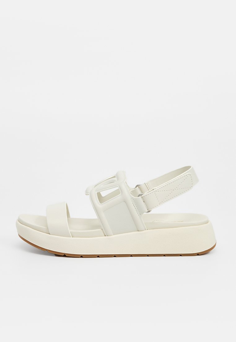 ALDO Sandalen met plateauzool wit