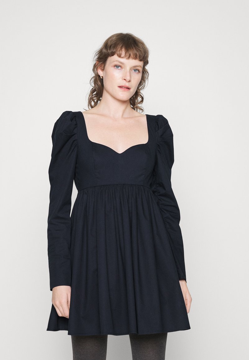 Abercrombie & Fitch BABYDOLL MINI Jumper dress black beauty/black