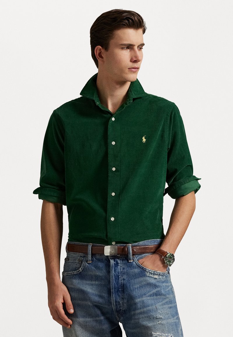 Polo Ralph Lauren CUSTOM FIT CORDUROY SHIRT - Shirt - new forest