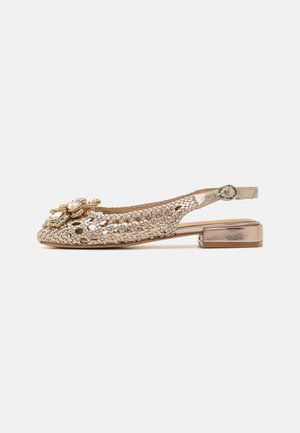 Slingback ballerina´s - luna bronze