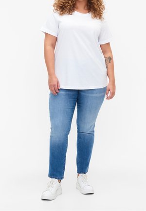 Zizzi, T-shirt basic - white