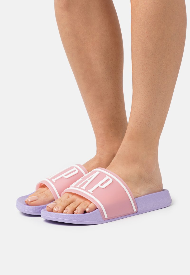 GAP AUSTIN RUB Pool slides lavender/light shell pink/light pink