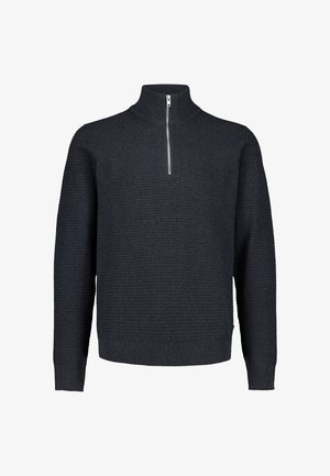 Lindbergh, LINDBERGH STRUCTURE HALF ZIP - Jumper - charcoal