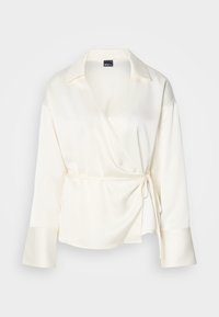 TIE FRONT SHIRT - Bluse - cream