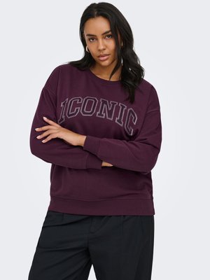 ONLY Carmakoma CARRIRI - Sweatshirt - winetasting