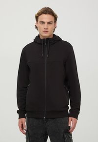 Terranova TECNICO - Felpa con zip - nero