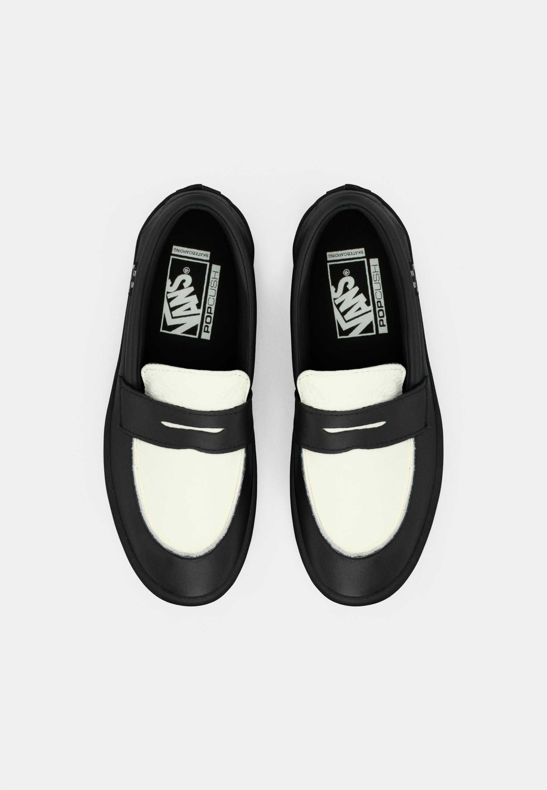 Vans SKATE LOAFER UNISEX - Trainers - black/white/black - Zalando