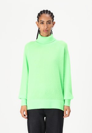 RAXOW - Strikkegenser - vert fluo