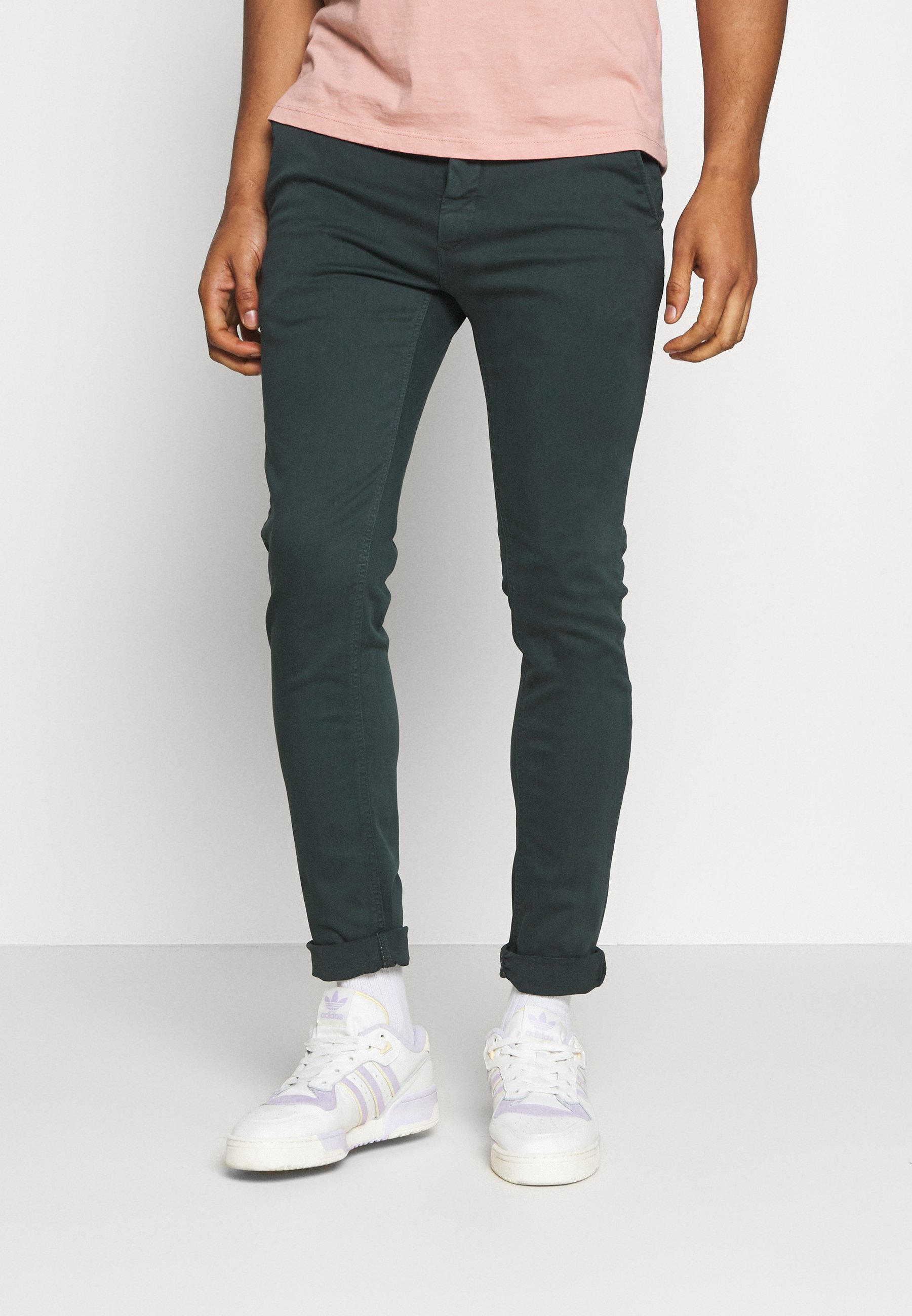 Replay ZEUMAR HYPERFLEX - Prigludę džinsai - dark green/tamsiai žalia -  Zalando.lt