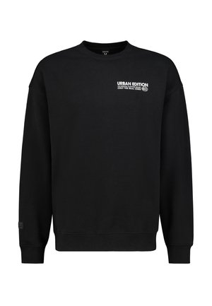 RUNDHALS - Sweatshirt - schwarz