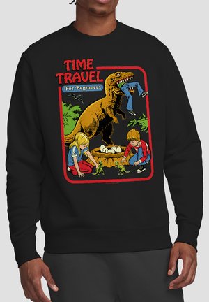 Cotton Soul, STEVEN RHODES TIME TRAVEL - Sweatshirt - black