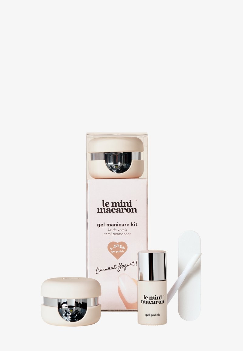 Le Mini Macaron - GEL MANICURE KIT COCONUT YOGURT - Zestaw do pielęgnacji paznokci, Powiększ