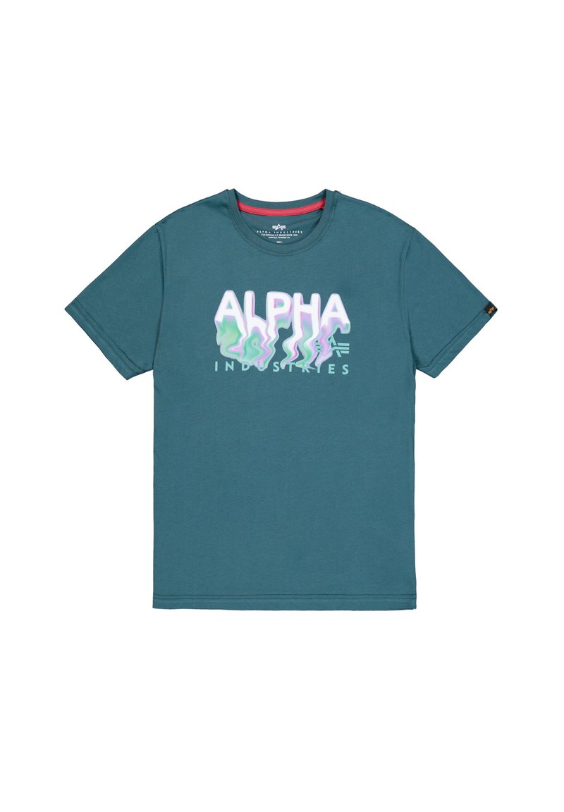 alpha industries T-shirt print groen