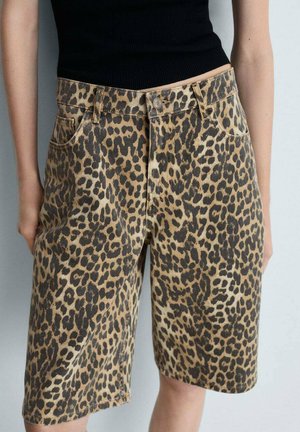 Mango Pantaloni scurți din denim - brown
