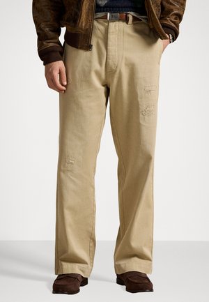 BIG CHINO FLAT FRONT - Chino - classic beige