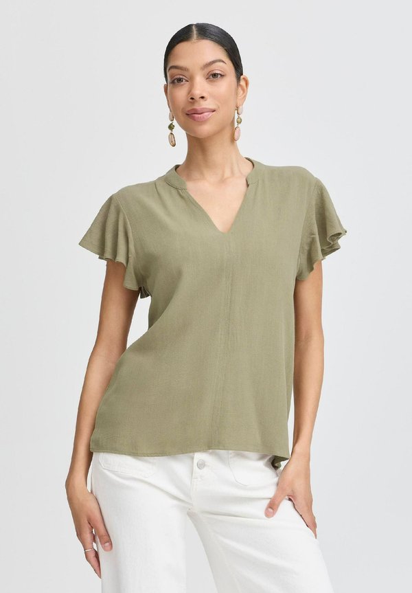 BYFILINEN - Blouse - aloe