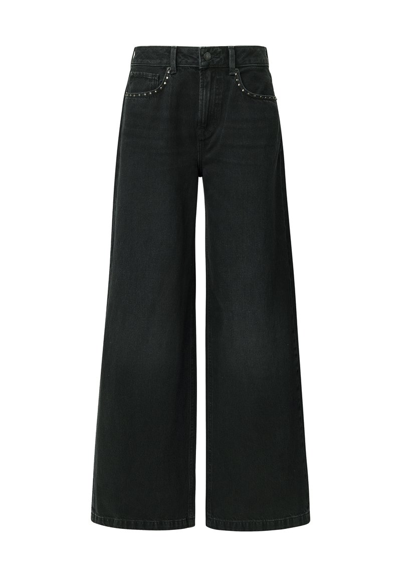 Pepe Jeans Topper Geldbörse Schwarz - 11x7x1,5 Cm Leder Portemonnaie