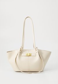 MIDI LONG STRAP BAG - Handväska - ecru