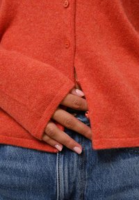 Authentic Cashmere CHALAIS - Chaqueta de punto - mottled orange