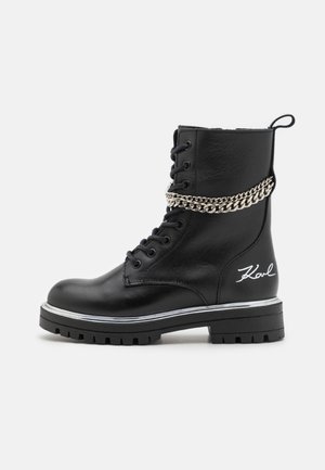 KARL LAGERFELD KIDS BOOTS - Veterlaarzen - black
