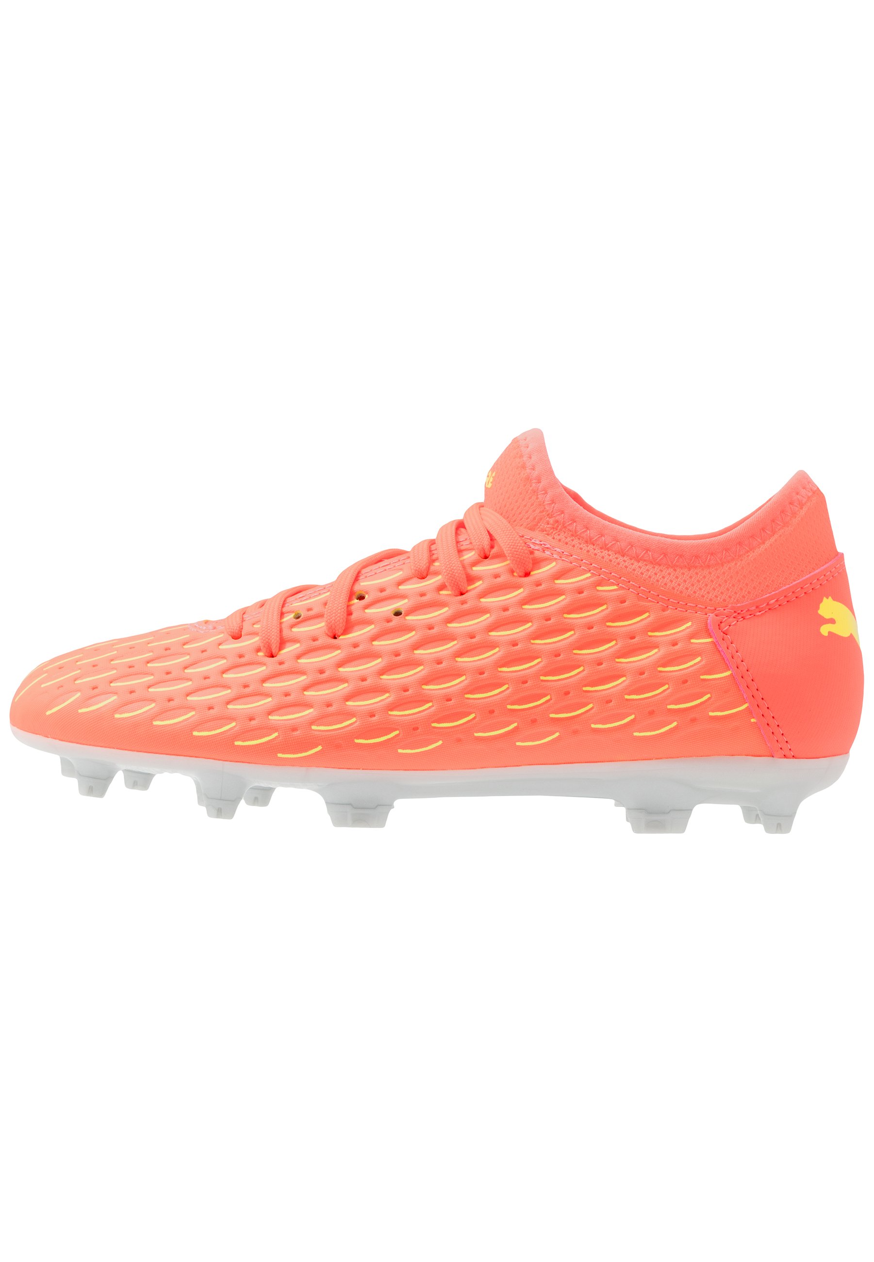 peach football boots