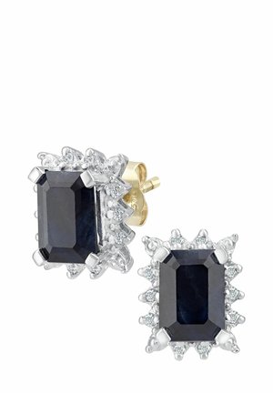 DIAMOND AND SAPPHIRE - Náušnice - yellow gold-coloured