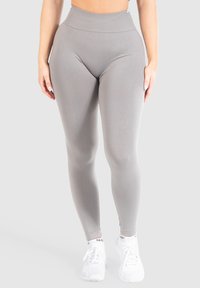 Smilodox SLAYTON SCRUNCH EFFECT LEGGINGS SPORT FITNESS - Leggings - anthrazit