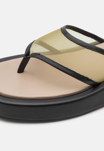 Elleme PLATFORM THONG  - Μιουλ - beige/black