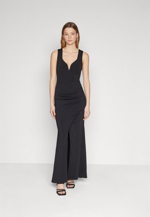 DELILAH V-NECK MAXI - Společenské šaty - black