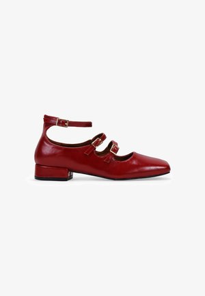 Bosanova Bailarinas con hebilla - rojo