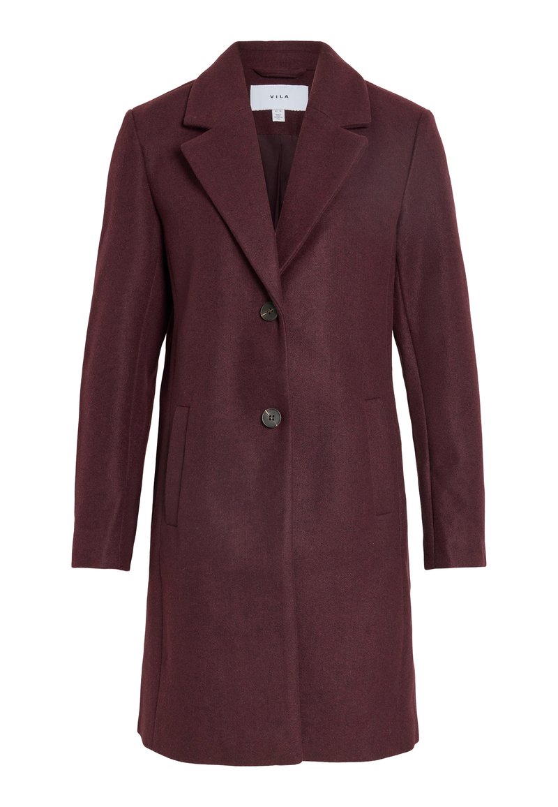 VILA VICLAUDIA Abrigo clásico fig/burdeos