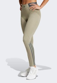 adidas Performance HYPERGLAM FULL-LENGTH - Tights - silver pebble grey six