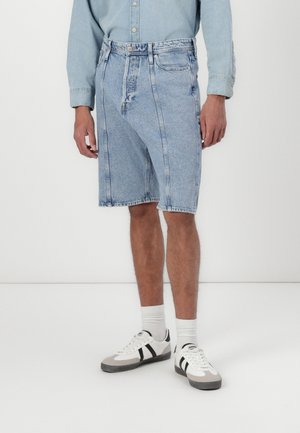 JJIRON JJORIGINAL  - Denim shorts - blue denim