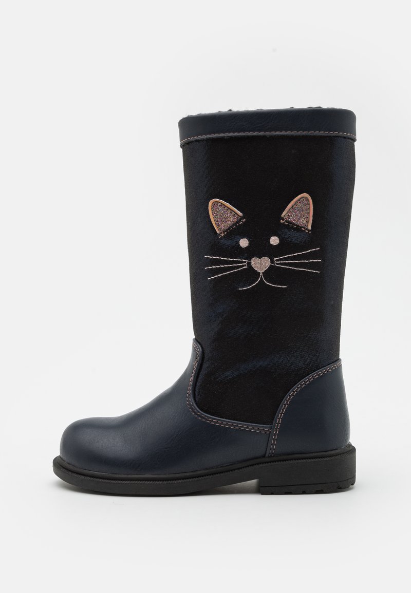 Beck Uniseks Rubberlaarzen Voor Kinderen - Donkerblauw, Gevoerd, Waterdicht, Maat 32 EU