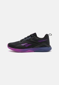 Reebok - NANOFLEX TR 2 - Training shoe - black/purple rave/twilight purple Thumbnail Image 1
