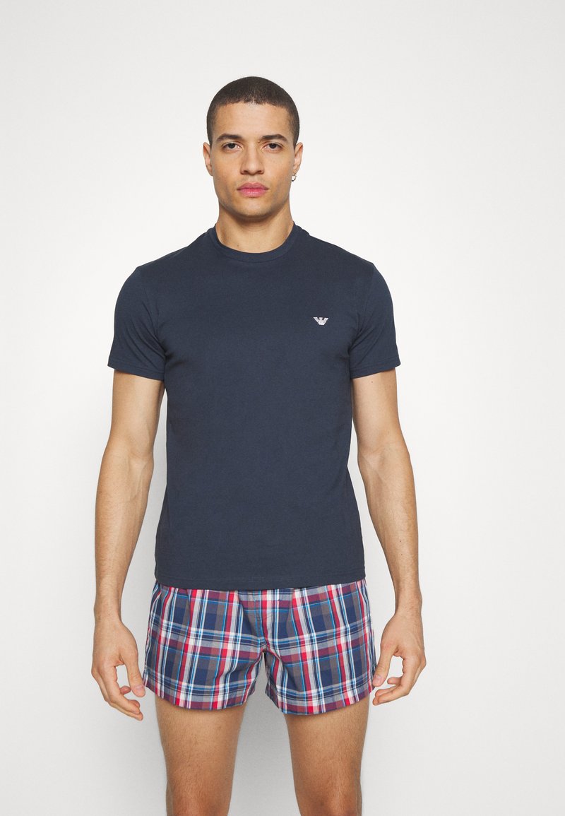 Emporio Armani Pyjamas - blue/grey/red/blue - Zalando.ie
