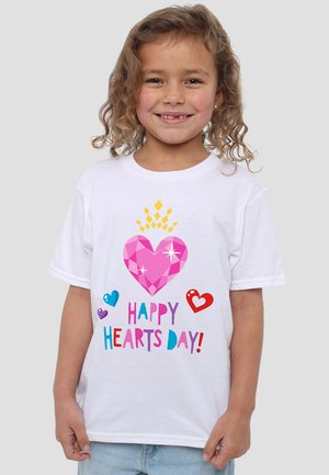 Disney PRINCESS VALENTINE'S DAY, HAPPY HEARTS DAY! - Print T-shirt - white